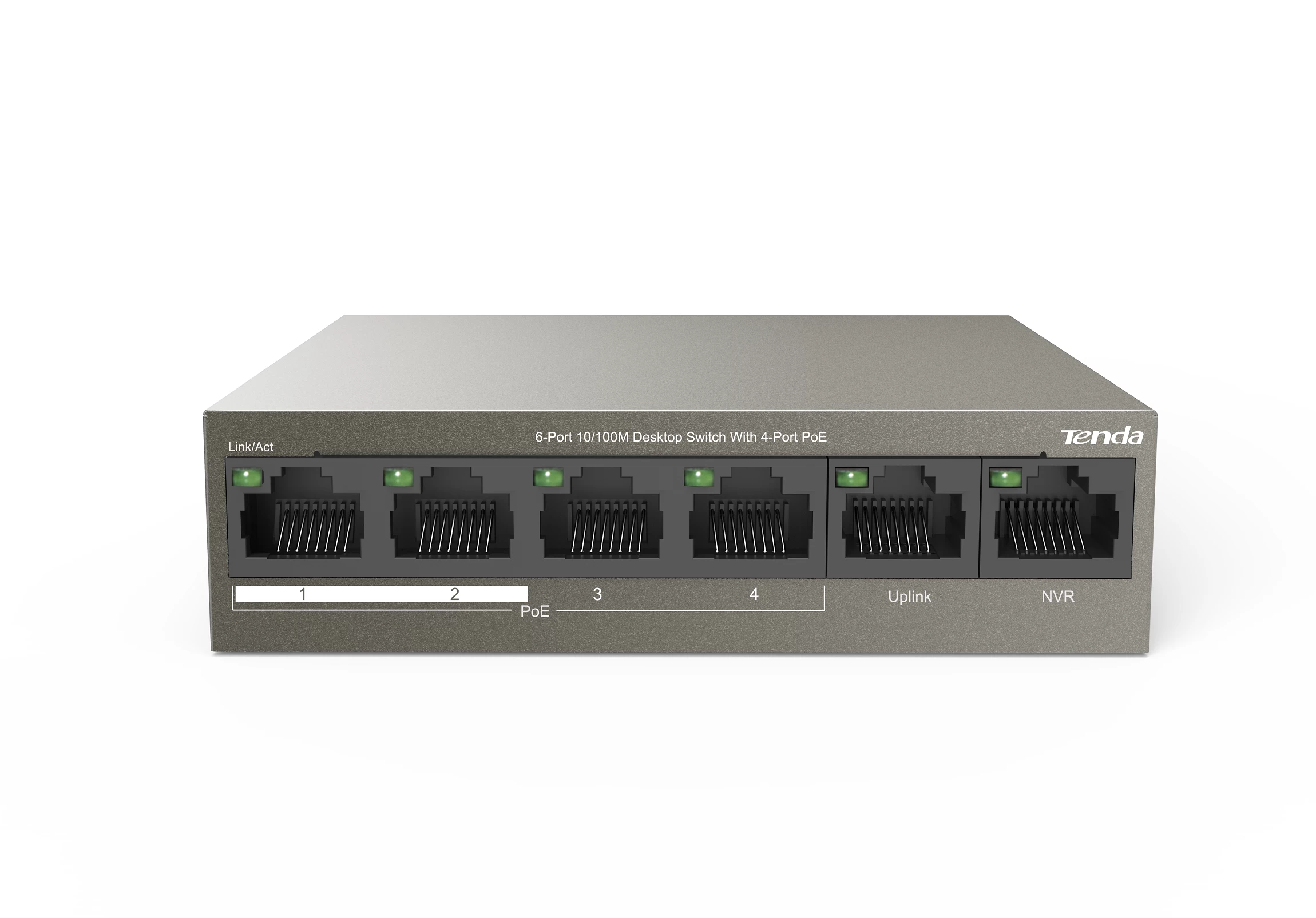 Tenda Tef1106p 6port 10/100 YÖnetİlemez Poe Switch