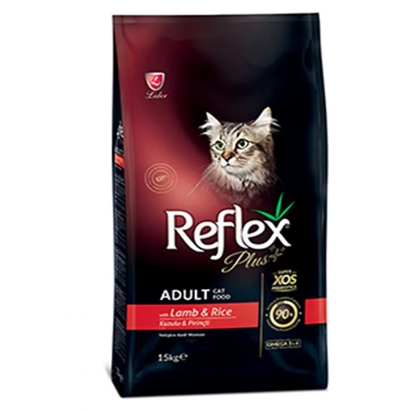 Reflex Plus Adult Kuzu Ve Pirinçli Yetişkin Kedi Maması 15 Kg