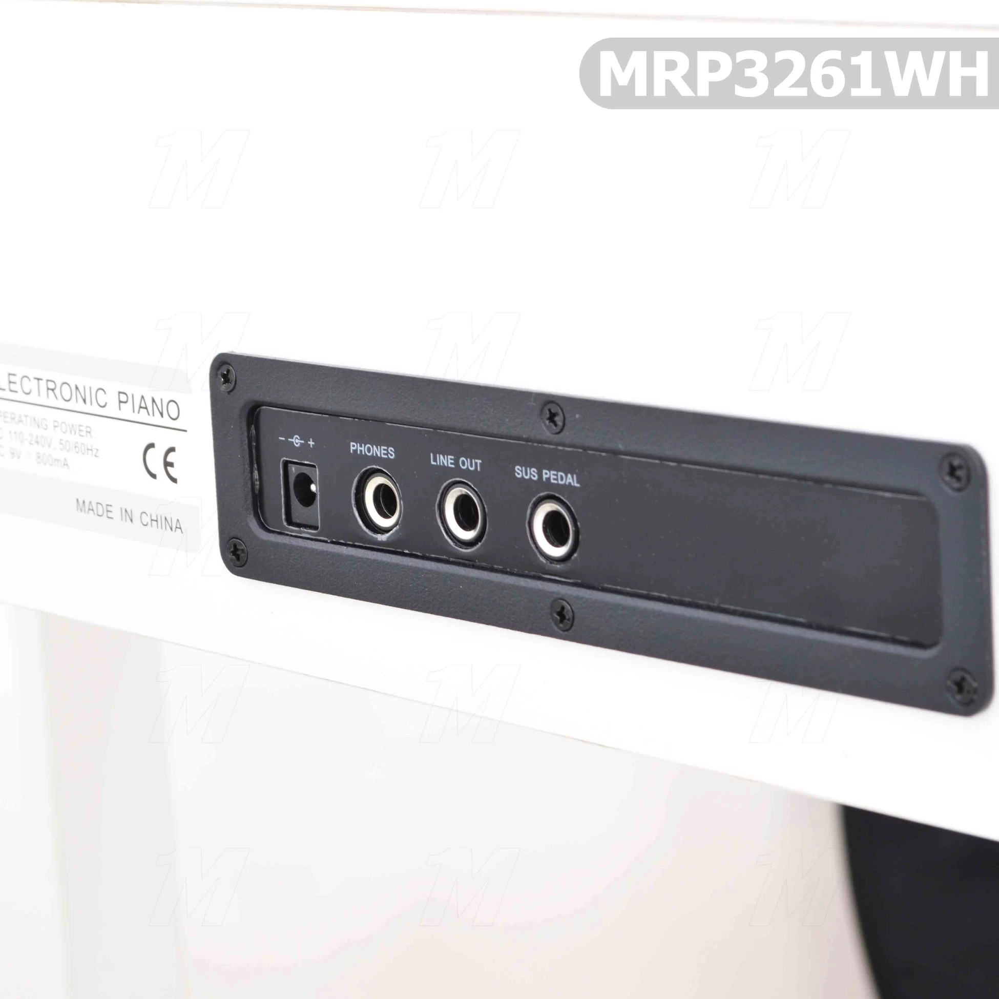 Dijital (silent) Piyano Manuel Raymond 61 Tuş Beyaz Mrp3261wh