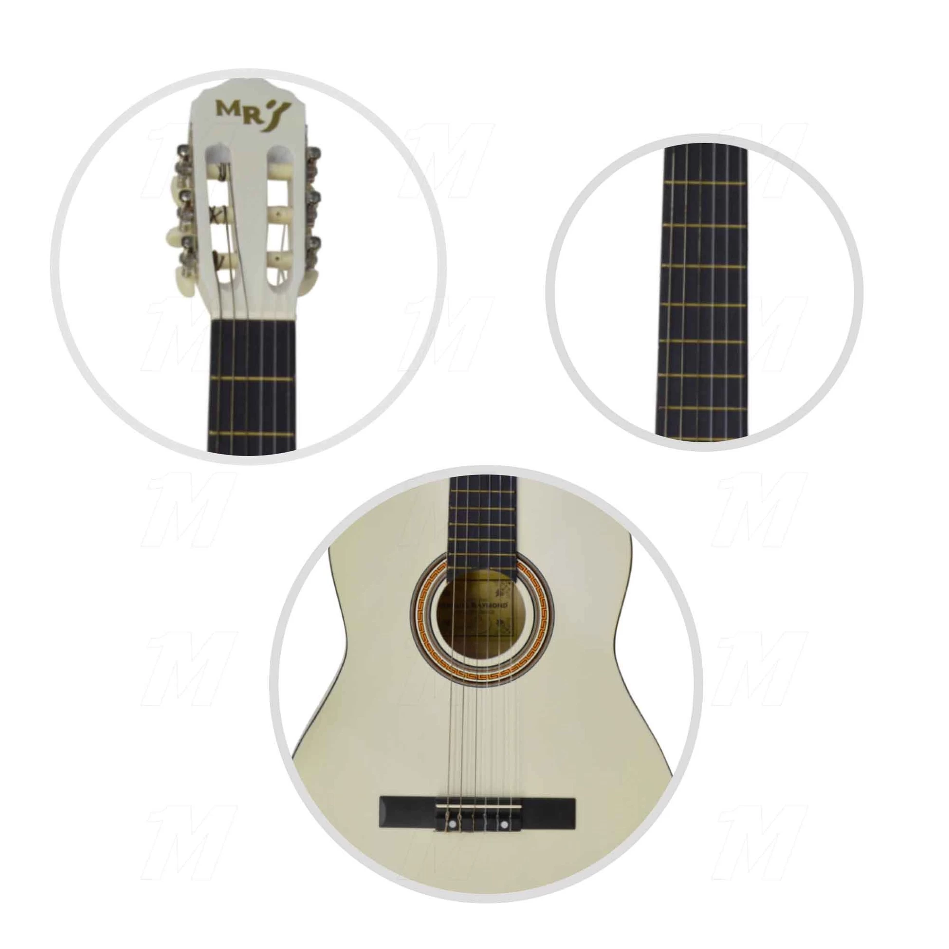 Gitar Klasik Manuel Raymond Beyaz Mrc375wh