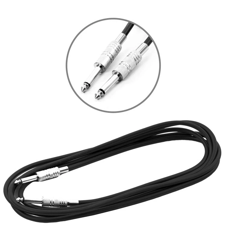 Kablo Jak Fişli Pro 5 Metre Siyah Kjf5bk