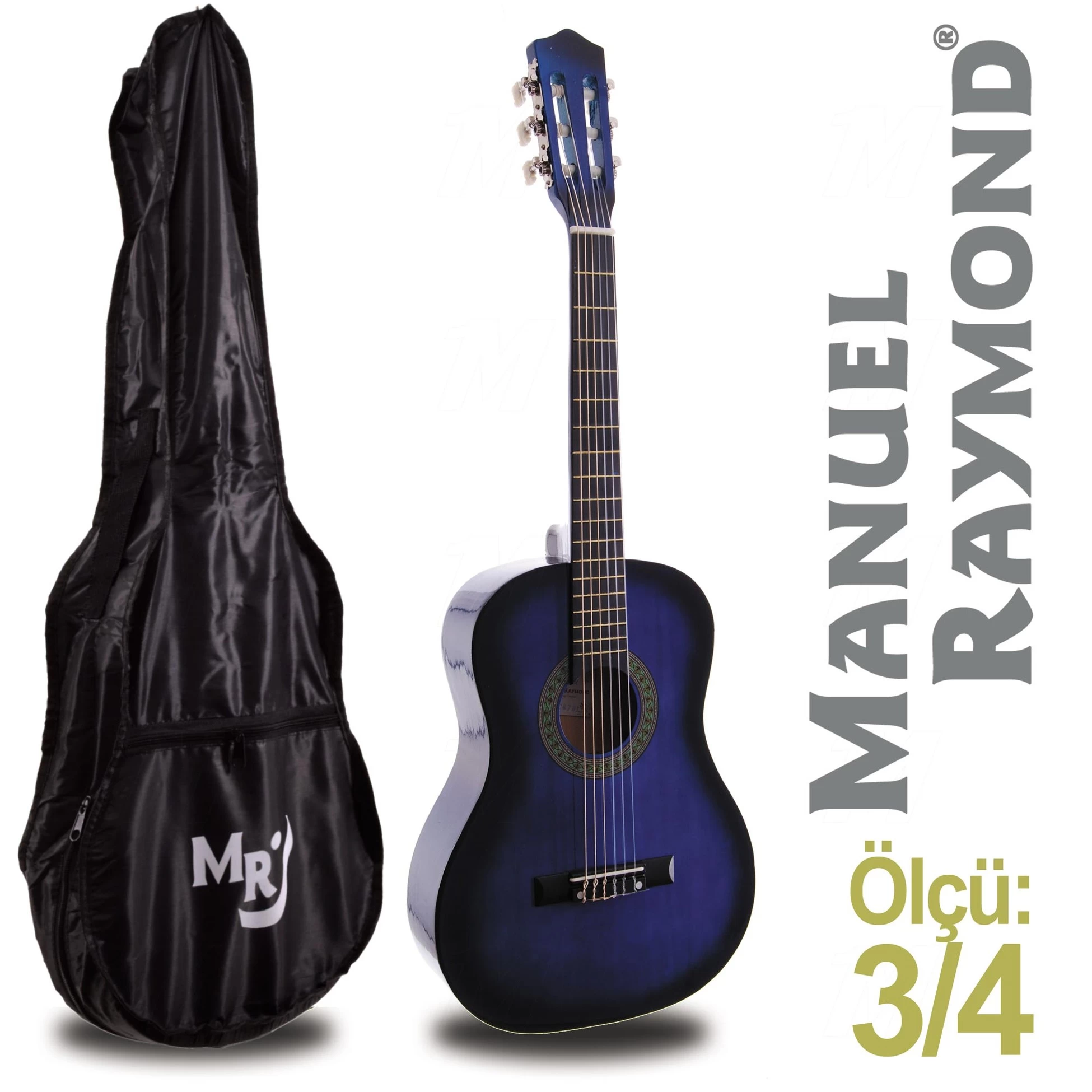 Klasik Gitar Junior Manuel Raymond Mrc87bls (kilif Hedİye)