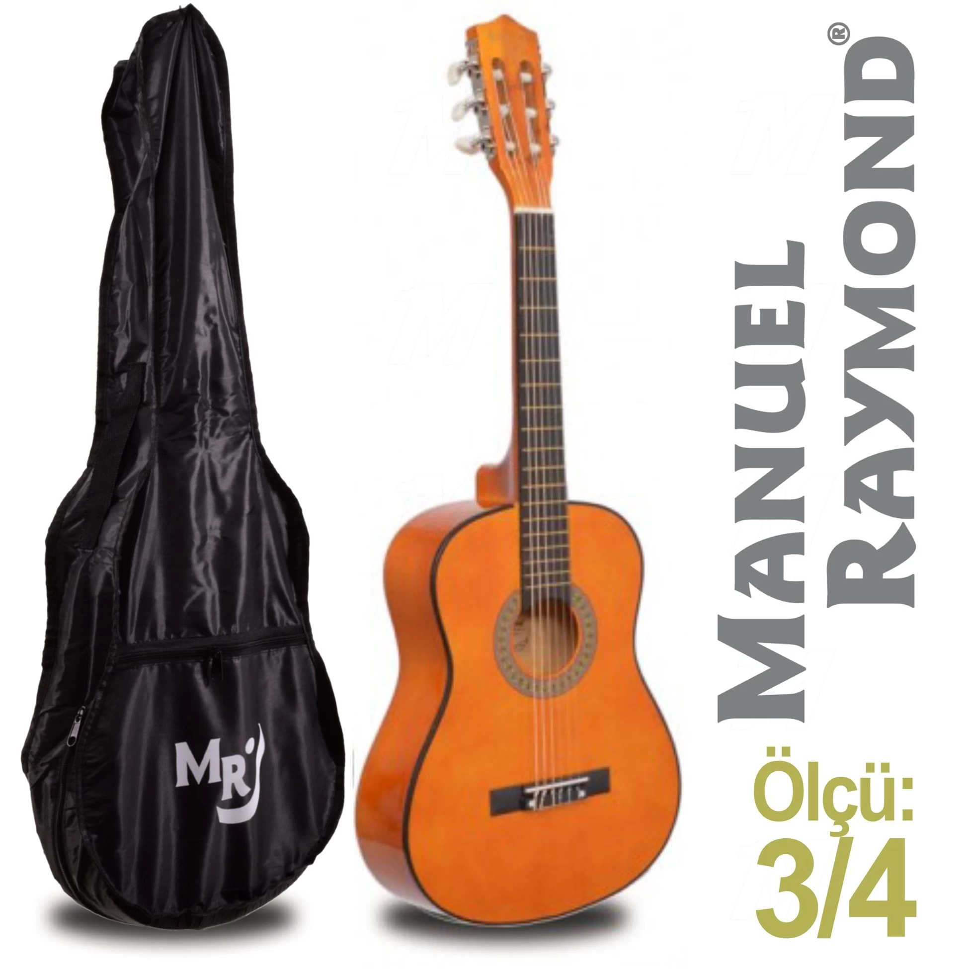 Klasik Gitar Junior Manuel Raymond Mrc87y (kilif Hedİye)