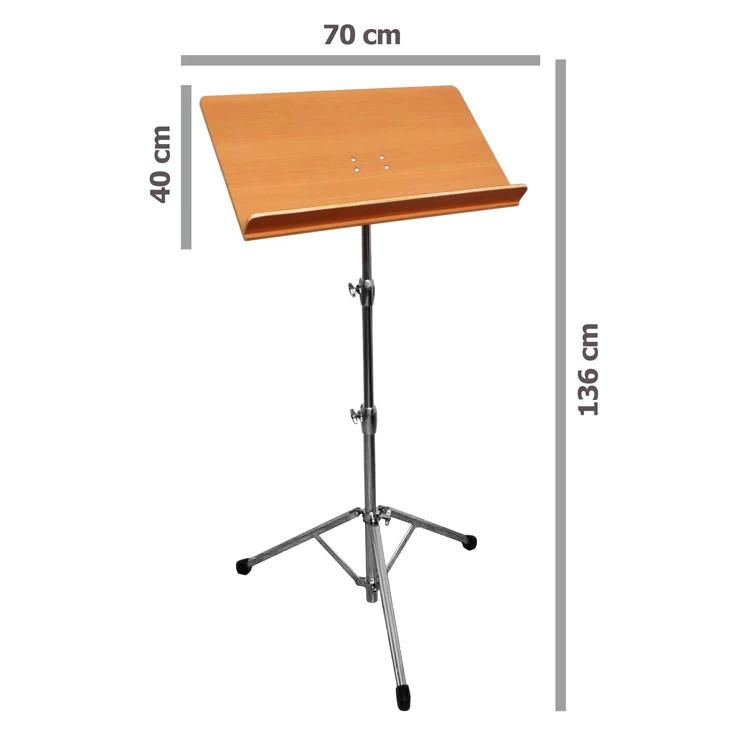 Nota Sehpası Profesyonel Ceviz Ağacı Xns22wn