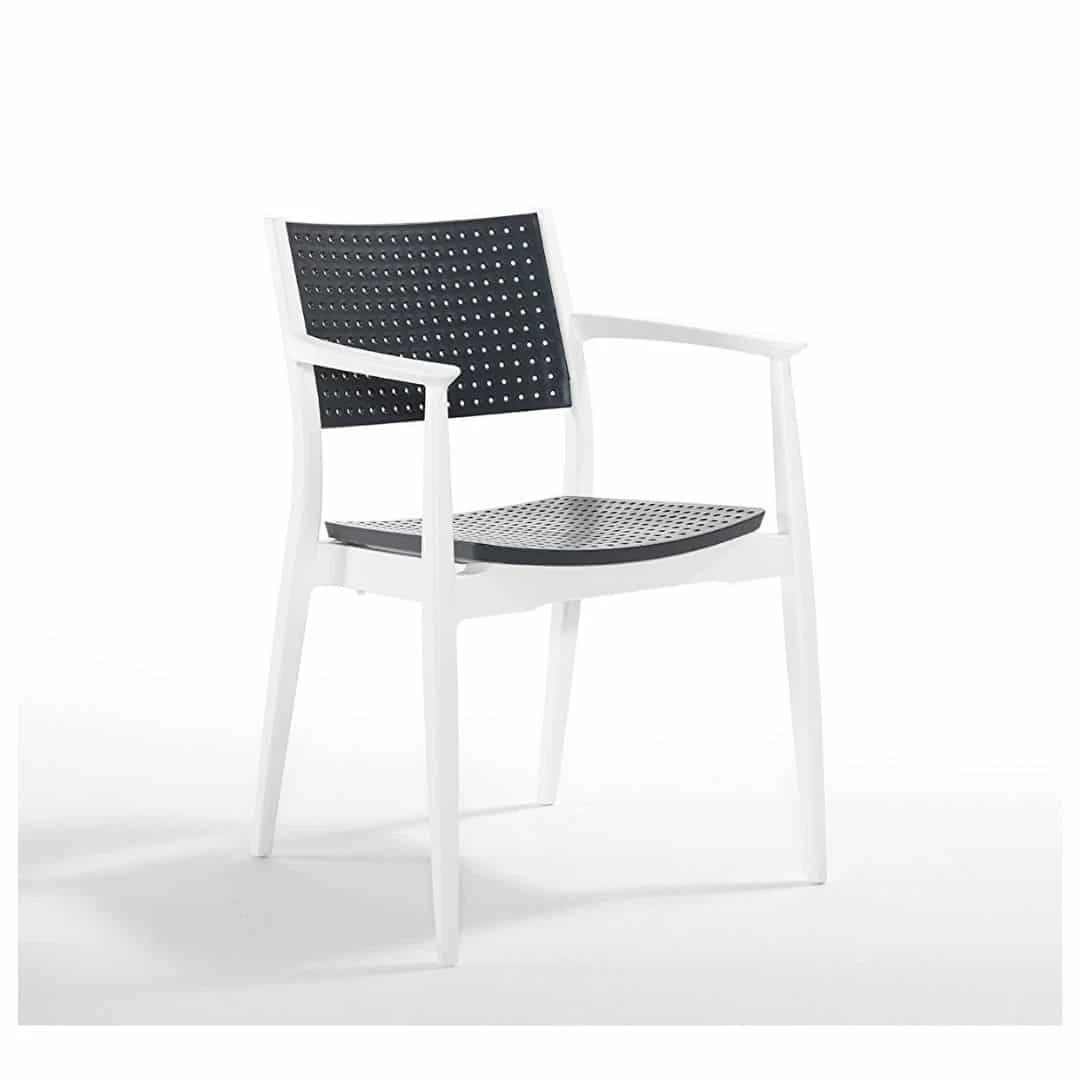 Seginus Koltuk Sandalye Beyaz-antrasit