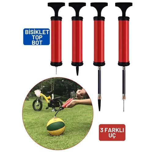 Modacar 6 Adet Bisiklet Top Bot Şişirici Aparatlı Set