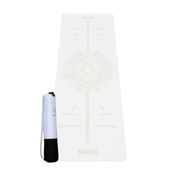 Seeka Yoga Pro Serisi Sun Yoga Mat Beyaz