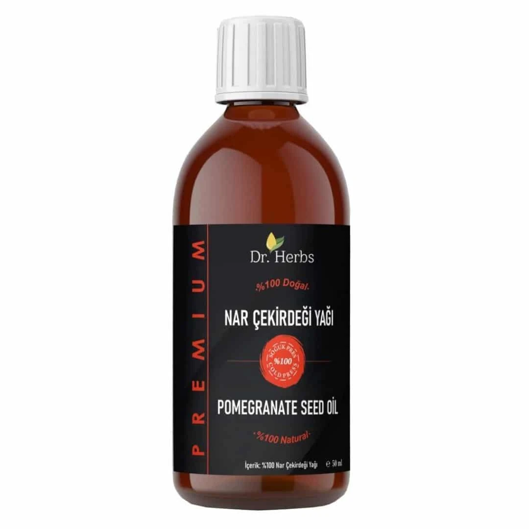 Dr. Herbs Soğuk Sıkım Doğal Nar Çekirdeği Yağı 50 Ml