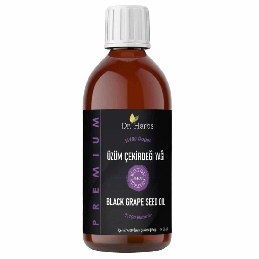 Dr. Herbs Soğuk Sıkım Doğal Üzüm Çekirdeği Yağı 50 Ml