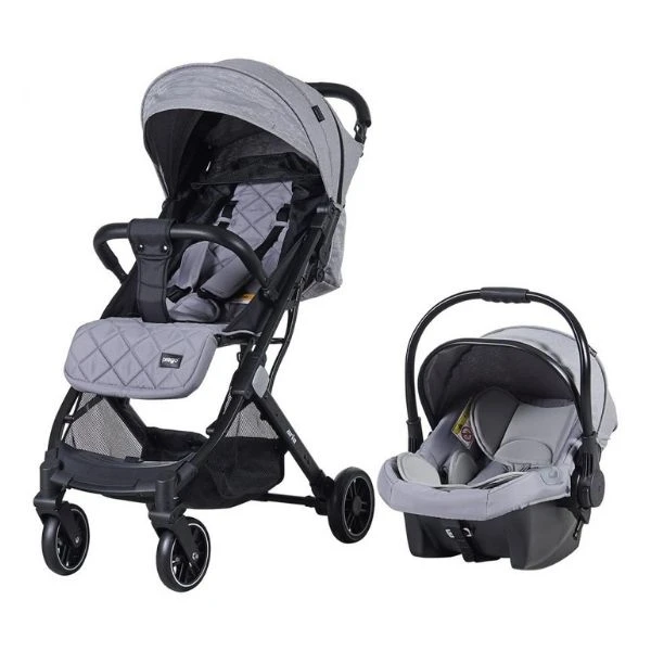 Prego 2034- T Aria Travel Bebek Arabası Gri
