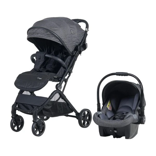 Prego 2032 Solo Travel Bebek  Arabası Gri