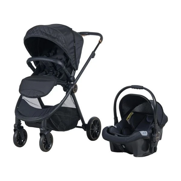 Prego 2028 Venüs Travel Bebek Arabası Siyah