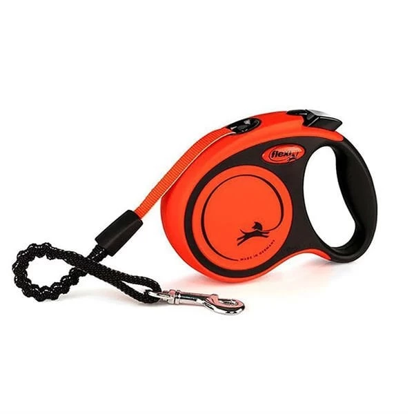 Flexi Xtreme Şerit Otomatik Köpek Gezdirme Tasması Kırmızı/siyah Medium 5 Mt