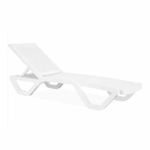 Papatya Myra Şezlong Beyaz