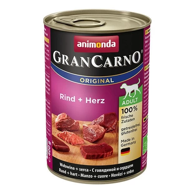 Animonda Biftek Ve Yürekli Köpek Konservesi 400 Gr