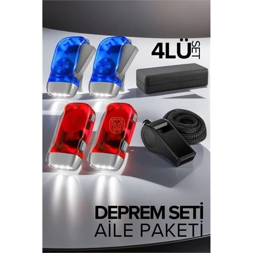 Transformacion 4 Lü Deprem Setipilsiz El Feneri Düdük Aile Paketi 719661