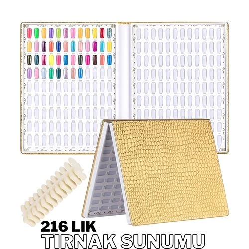 Transformacion 216 Lik Protez Tırnak Sunum Renk Kartelası 719478