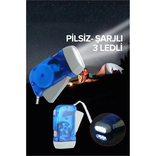 Transformacion 6 Adet Kendinden Şarjlı Pilsiz El Feneri