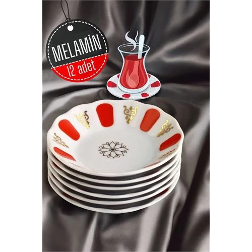 Transformacion 12 Adet Melamin Çay Tabağı 717973