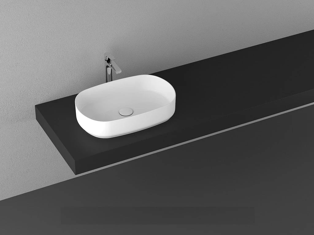 55 Cm Infinity Tezgahüstü Lavabo