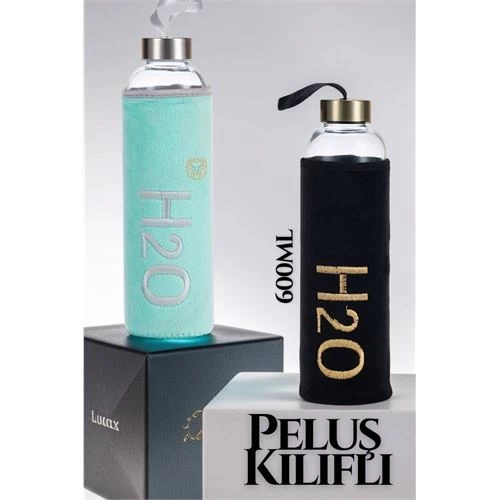 Transformacion Peluşlu Borosilikat Matara 2 Renk 2 Li Set 600 Ml 719568