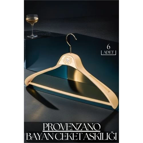 Transformacion Ahşap Bayan Ceket Askılığı 6 Lı Set Provenzano Design 719388