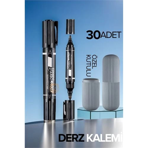 Transformacion 30 Adet Siyah Rötüş Ve Derz Boyama Kalemi Özel Kutulu