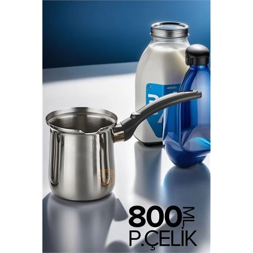 Transformacion 6 Adet Paslanmaz Çelik Cezve 800 Ml