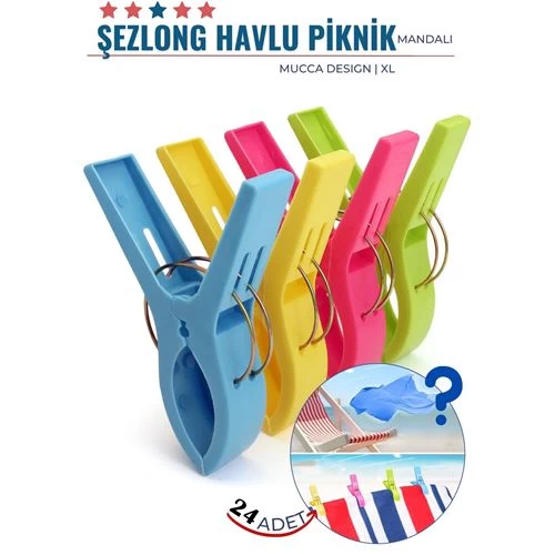 Transformacion 24 Adet Xl Plaj Havlu Şezlong Piknik Mandalı Mucca Design