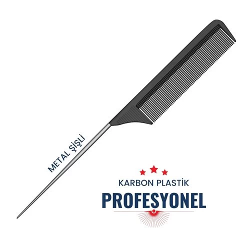 Transformacion 6 Adet Krepe Tarağı Metal Şişli Absolute Profesyonel
