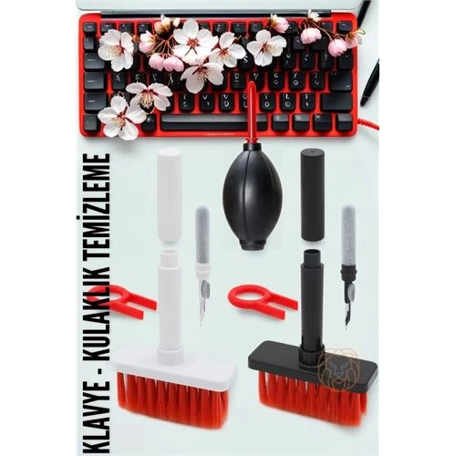 Transformacion 6 Set Klavye Kulaklık Temizlik Pompalı Kit