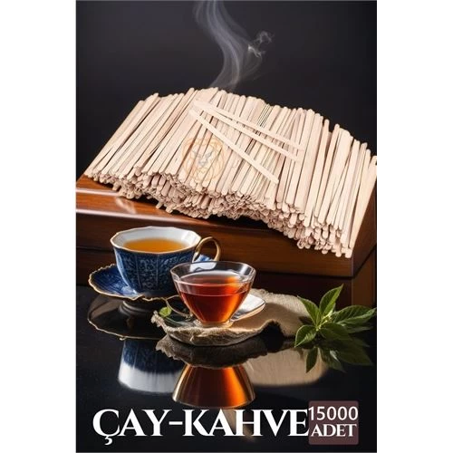 Transformacion 15000 Adet Ahşap Çay Kaşığı