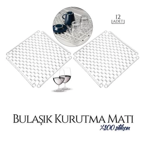 Transformacion 8+4 Adet Silikon Bulaşık Kurutma Matı A.barreira Design
