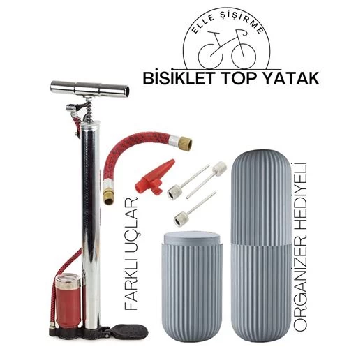 Transformacion 12+2 Adet Çok Yönlü Şişirici El Pompası Aparat Seti Hediyeli