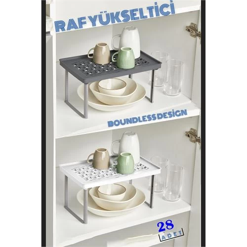 Transformacion 24+4 Adet Dolap İçi Raf Yükseltici  Boundless Design