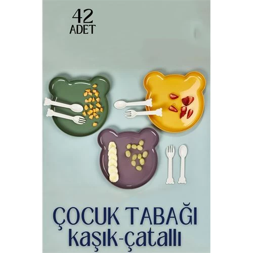 Transformacion 30+12 Adet Çocuk Yemek Tabağı Foscarini Design