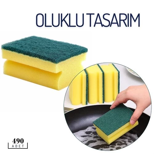 Transformacion 420+70 Adet Accord Oluklu Bulaşık Süngeri