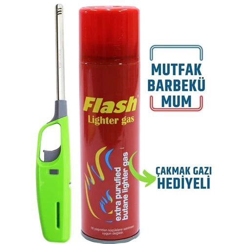 Transformacion 12+2 Set Mutfak Barbekü Çakmağı + Gaz Seti