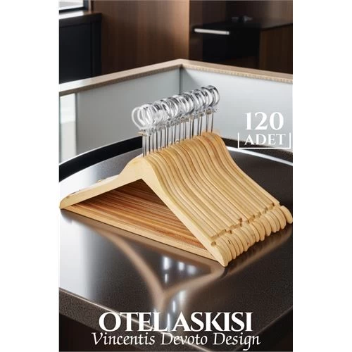Transformacion 120 Adet Otel Tip Askı  Ahşap Vincentis Devoto Design