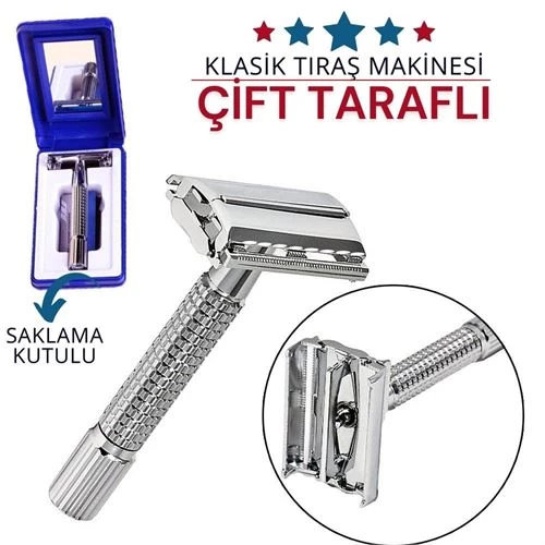 Transformacion 12+2 Adet Manuel Tıraş Makinesi Özel Kutulu 2 Taraflı Hong Long Design