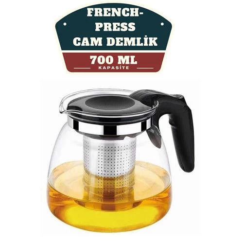 Transformacion 12+2 Adet 700 Ml Süzgeçli French Press Cam Demlik