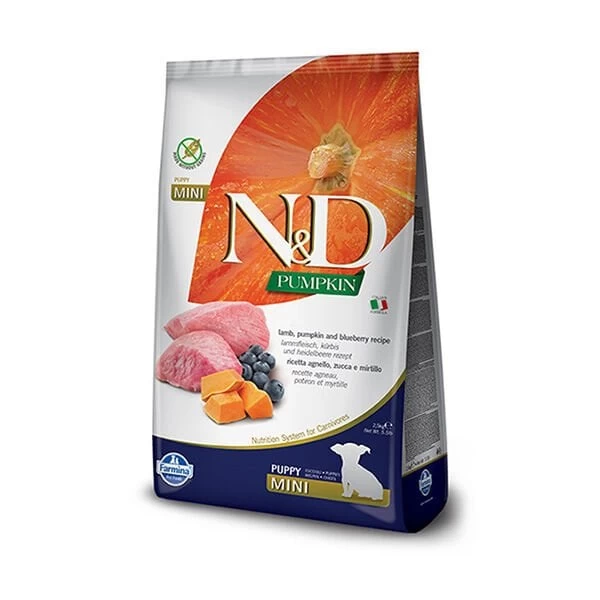 Nd Pumpkin Balkabaklı Kuzu Etli Küçük Irk Yavru Köpek Maması 2.5 Kg