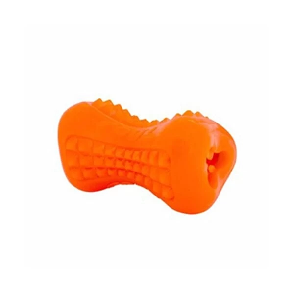 Rogz Toyz Yumz Treat Diş Bakım Ve Çiğneme Plastik Köpek Oyuncağı Turuncu Large 15 Cm