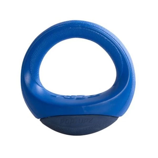 Rogz Toyz Pop-upz Suda Batmayan Halka Plastik Köpek Oyuncağı Mavi Medium/large 14.5 Cm