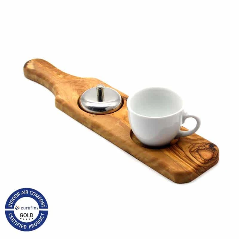 Woodprovence 2 Yuvalı Kısa Kahve Sunumu Seti