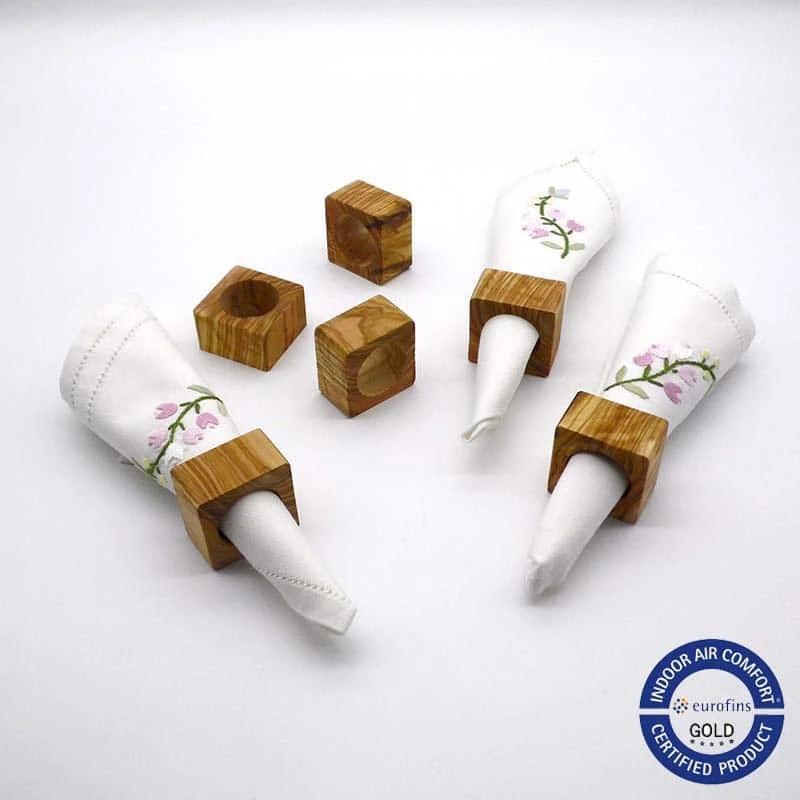 Woodprovence Kare Peçete Bileziği 6'lı