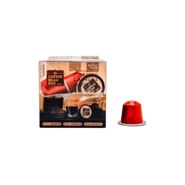 Coffee Bean Box Red Kapsül Kahve 10'lu Paket