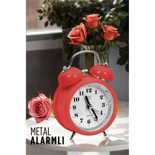 Transformacion Masa Saati Metal Ve Alarmlı Kirmizi 720133