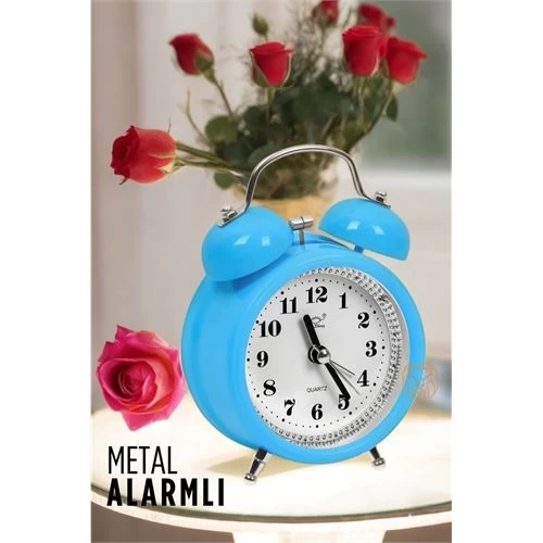 Transformacion Masa Saati Metal Ve Alarmlı Mavİ 720134