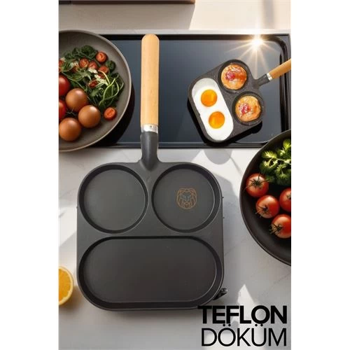 Transformacion 6 Adet Teflon Döküm Omlet Tavası Kvasnicka Design